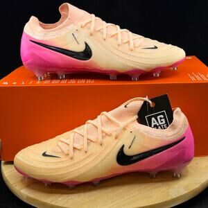 Nike Phantom GX 2 Elite AG Soccer Cleats Mens Size 10 Prism Pack Pink Orange